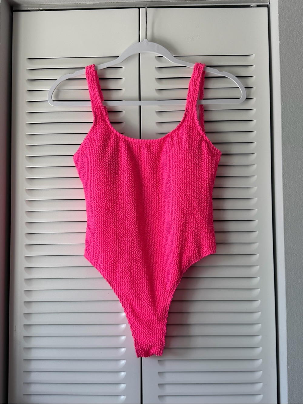 Bright Pink One-Piece Swimsuit